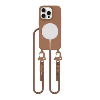 Чехол Tech-Protect для iPhone 14 Pro MagNecklace MagSafe, коричневый