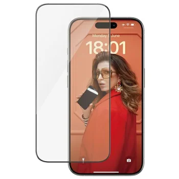 PanzerGlass Ultra-Wide Fit aizsargstikls iPhone 15 Pro ar pozicionētāju