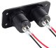 Aizdedzes ligzda. 2xUSB | Light socket.