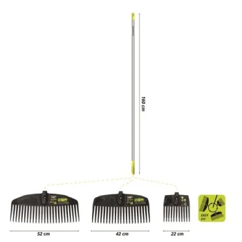 Aluminum Handle for Leaf Rake EPOCA HABITAT, 160 cm