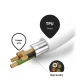 Кабель SBS USB-C - Lightning MFi Certified, 1м, белый
