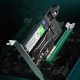 Адаптер расширительной карты Ugreen PCIe 3.0 x4 на SSD M.2 M-Key / M.2 B-Key черный...