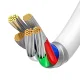 Baseus Superior Series Cable USB Type C to Apple iPhone Lightning, 20W, PD, 1m, White | Lādētājvads Datu Pārraides...