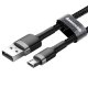 Micro USB Cable Baseus Cafule 2.4A 1m Gray/Black