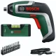 Akumulatora skrūvgriezis Bosch IXO 7 Level Set ar līmeņrādi, 3.6 V, 2.0 Ah