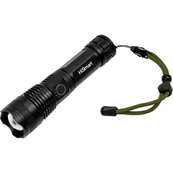 Светодиодный фонарь 3000lm, IPX7, USB-C, черный