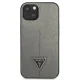 Guess Saffiano Triangle Logo vāciņš iPhone 13 mini, sudraba