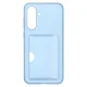 Samsung kartes turētāja vāciņš Galaxy A56 5G - Zils | Card Slot Phone Case Cover Blue