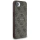 Guess 4G Ring Classic Logo MagSafe vāciņš Apple iPhone 16e, Brūns