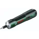 Аккумуляторная отвертка Bosch PushDrive, 3.6 В, 1.5 Ач, с набором из 32 бит