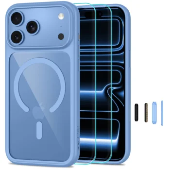 Чехол Tech-Protect MagOne CC MagSafe и 2 защитных стекла для iPhone 18 Pro / 17 Pro,...