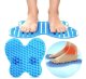 Futzuki Reflexology Foot Massage Mat Acupressure Acupuncture, Mix Color
