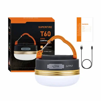 Кемпинговый фонарь Superfire T60 2.5W 1000mAh