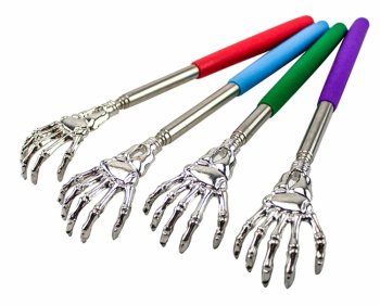 Телескопическая чесалка для спины Лапка