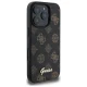Чехол Guess Peony Script MagSafe для iPhone 16 Pro Max - черный