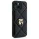 Чехол DKNY для iPhone 15 Plus Quilted Stack Logo, черный