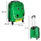 Bērnu ceļojumu soma ar riteņiem, koferis, čemodāns, Krokodils | Kids Travel Luggage Bag Ride On Suitcase