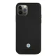 Чехол BMW для iPhone 12 / 12 Pro Leather Perforate, черный