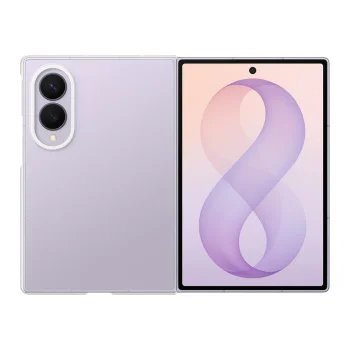 Чехол Samsung Clear Case для Samsung Galaxy Z Fold 8 с 2 пленками, прозрачный