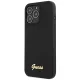 Чехол Guess для iPhone 13 Pro Max Silicone Script Gold Logo, черный