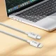 Кабель Tech-Protect Ultraboost Lite USB-C / Lightning, 27W, 100 см, серый