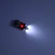 Lāzera automašīna ar pulti, melna | Laser car with remote control