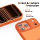 Tech-Protect MagMat Phone Case Cover iPhone 17 Pro - orange and matte