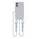 Tech-Protect iPhone 16 vāciņš MagNecklace MagSafe, pelēks