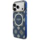Чехол Guess IML Peony Dot MagSafe для iPhone 17 Pro Max – синий