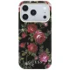 Guess Blossom Roses Print MagSafe vāciņš iPhone 18 Pro / 17 Pro, melns