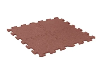Резиновое покрытие PUZZLE для спортзалов и улицы 18 мм, 1000 x 1000 мм,...