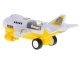 Kids Toy Transport Cargo Transporter Aircraft Airplane + 6 Construction Cars