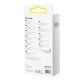 Baseus Crystal Shine USB Type C Data Charging Cable 100W, 2m, Black | Провод для Зарядки...