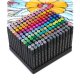 Двусторонние спиртовые маркеры для скетчинга 168 шт Nukido NK-914