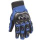 Military Sports Protective Motorcycle Gloves, Size L, Blue
