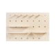 Maclean MC-130 WD Wooden Wall Organizer Pegboard 40x60cm