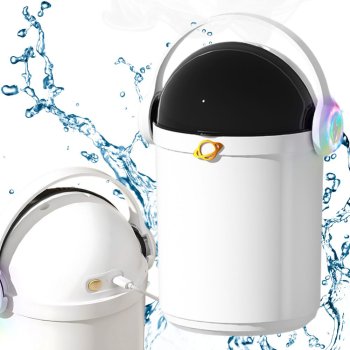 Gaisa mitrinātājs un aromadifuzors ar 2 sprauslām un RGB LED, USB, 2L, balts