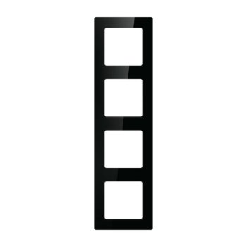 Четверная рамка для выключателей Avatto N-TS10-Frame-B4, черная