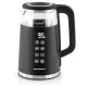 Berdsen BD-707 elektriskais tējkanna 1.7L ar temperatūras kontroli, melna