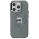 Чехол Karl Lagerfeld для iPhone 15 Pro Max IML Metal Karl Head MagSafe, черный