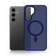 Чехол 3mk Smoke MagCase для Samsung Galaxy S24, полупрозрачный синий