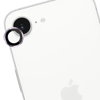 Защитное стекло на камеру 3mk Lens Protection Pro для iPhone 16e, фиолетовое