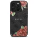 Чехол Guess для iPhone 16 Pro Max 4G Flowers Print MagSafe, черный