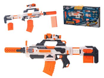 Blaster Modular 4in1 Toy Gun with 30 Foam Darts