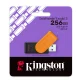 USB флешка Kingston DataTraveler Exodia S 256GB USB 3.2, черно-оранжевая