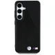 BMW Leather Oversized Stripes MagSafe vāciņš priekš Samsung Galaxy S25, melns