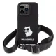 Чехол Karl Lagerfeld для iPhone 15 Pro Max Crossbody Silicone Choupette, черный