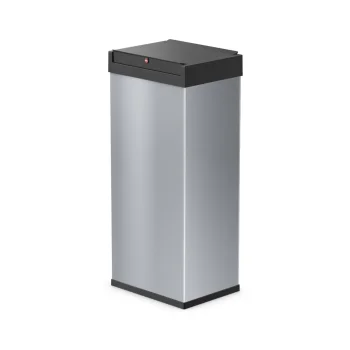 Hailo Big-Box Swing XL atkritumu tvertne ar šūpojošu vāku, 52 l, sudraba