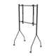 Maclean MC-180 B TV statīvs uz riteņiem, 37-80\", 50kg, VESA 600x400, Melns