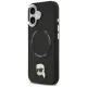 Karl Lagerfeld iPhone 17 Case Karl Pin MagSafe, Black